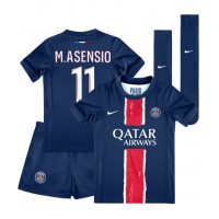 Paris Saint-Germain Marco Asensio #11 Replica Home Minikit 2024-25 Short Sleeve (+ pants)